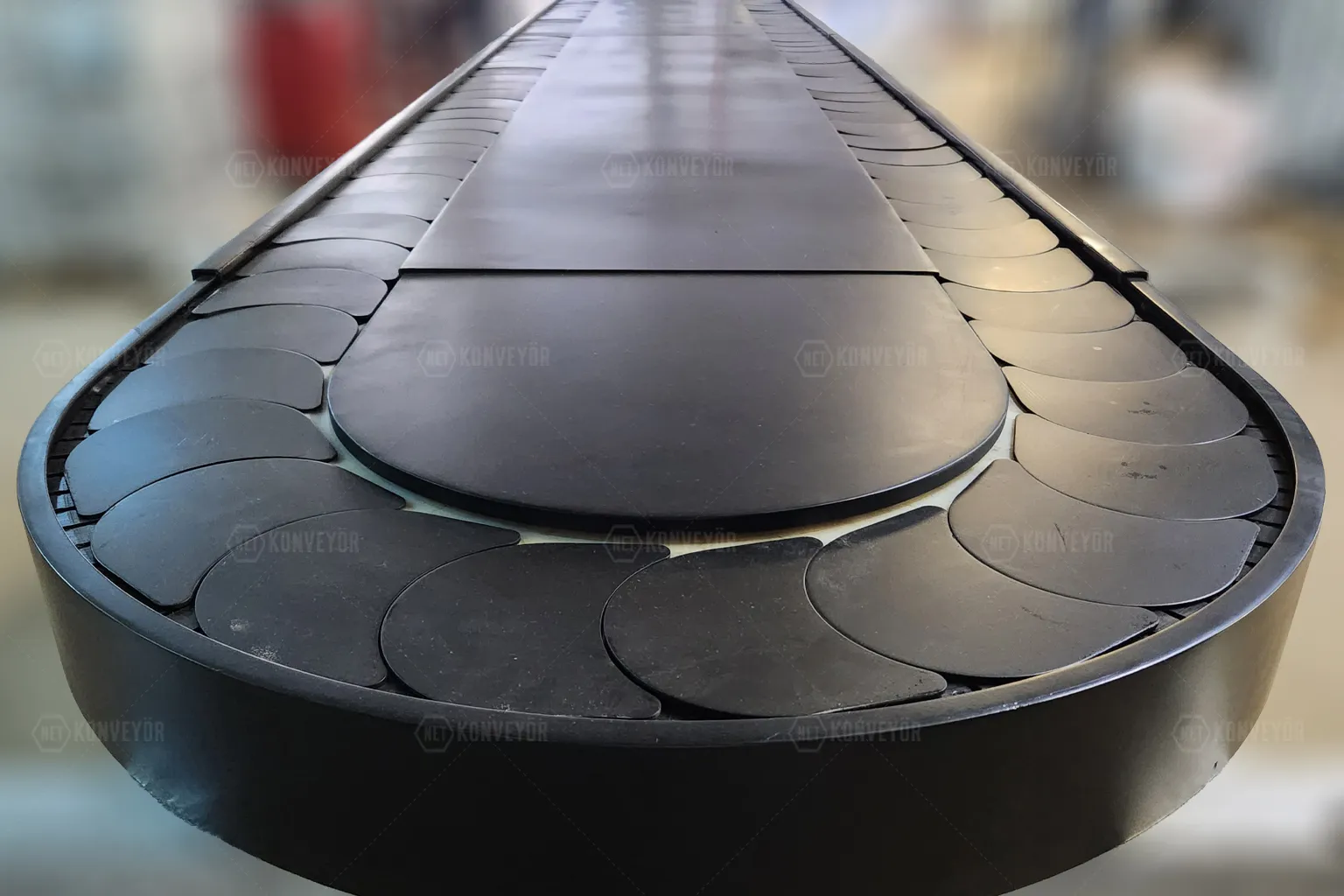 Slat Belt Curved Conveyor