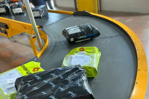PVC Belt Curved Conveyor